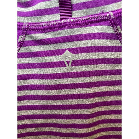 ivivva Athletica Girl 14 Pullover 1/4 Zip Athletic Jacket Running Purple & Grey - Picture 11 of 12
